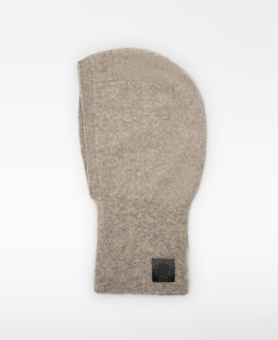cagoule tricotée femme