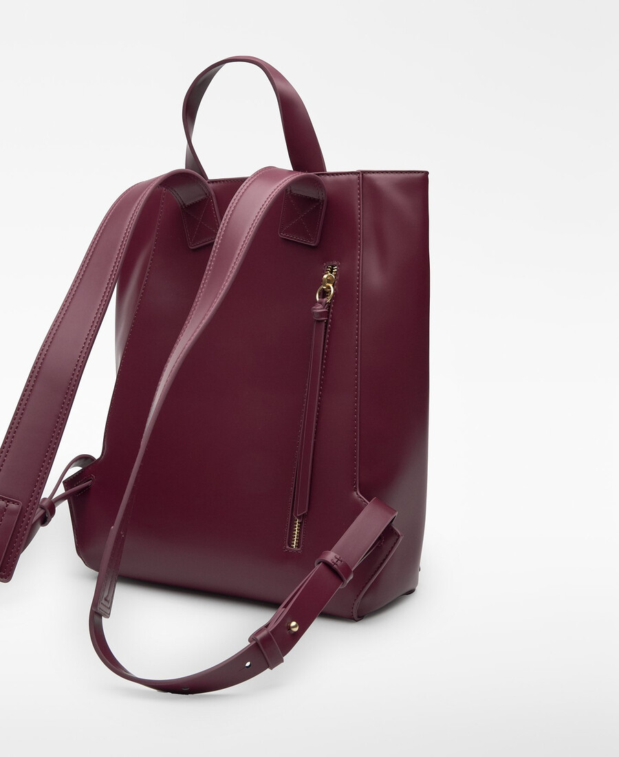 sac à dos à rabat en cuir ou non-cuir pour femme