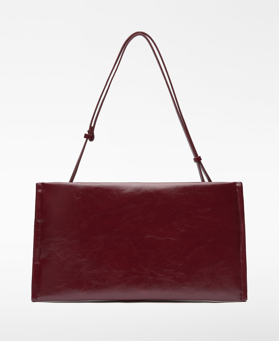 pochette rembourrée en cuir ou non-cuir pour femme