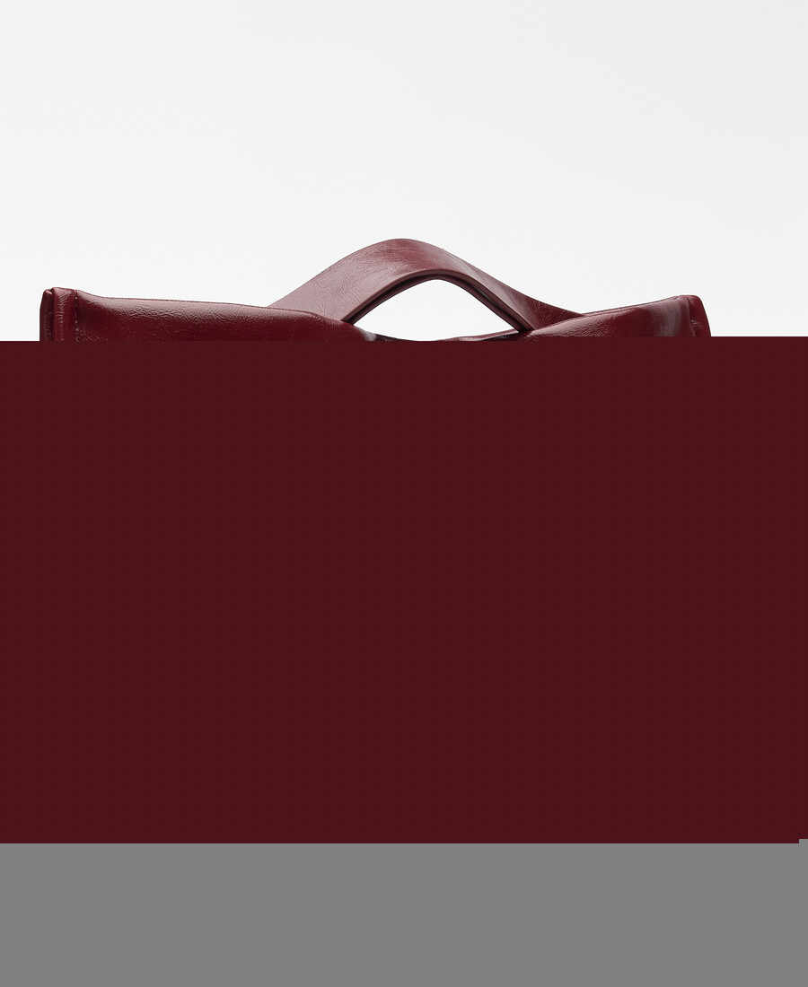 pochette rembourrée en cuir ou non-cuir pour femme