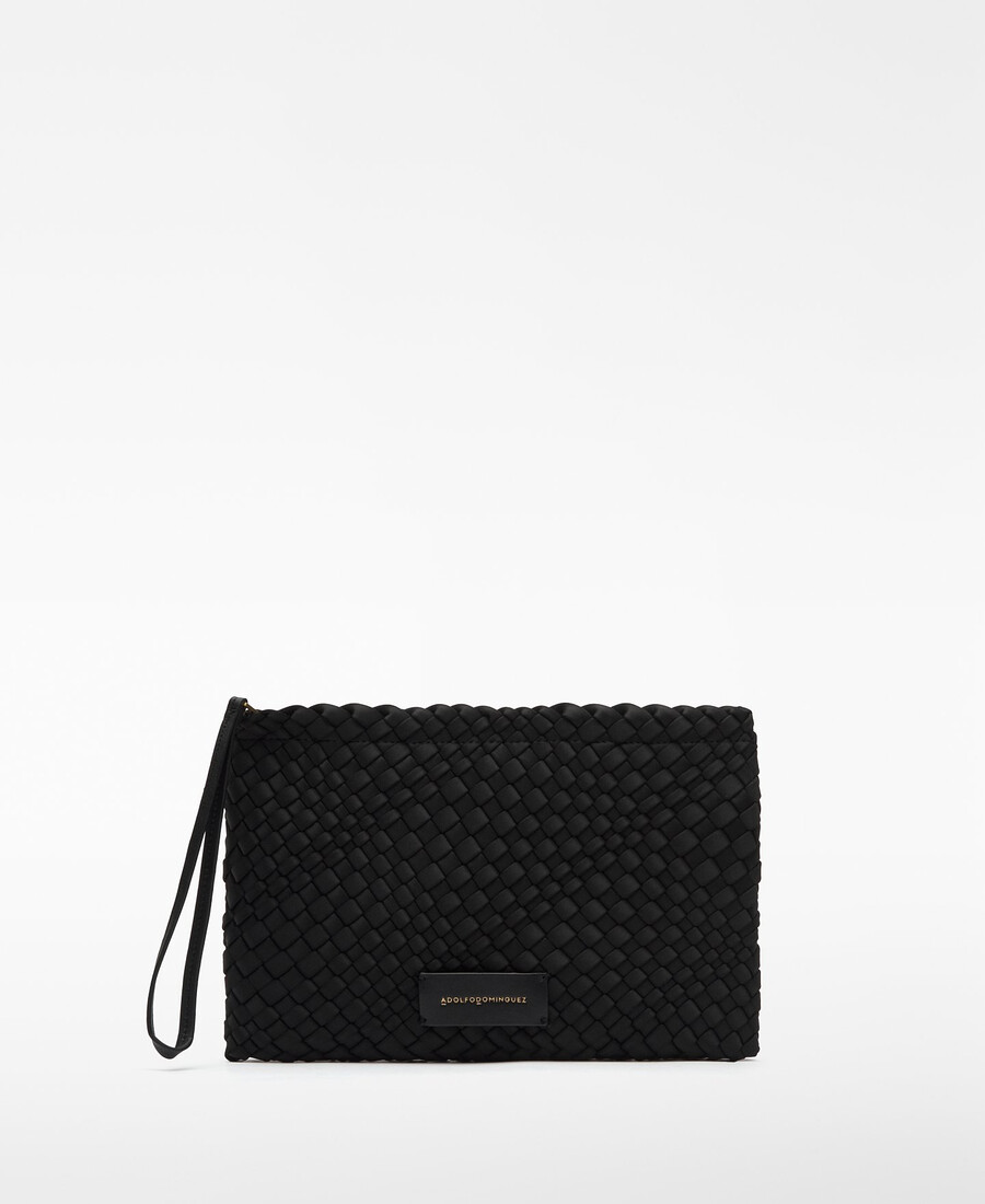 pochette en tissu tressé pour femme