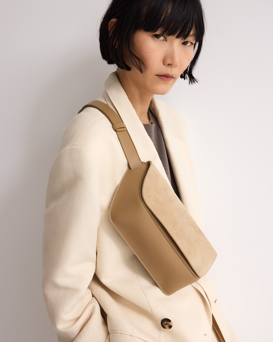sac banane dorna en daim pour femme