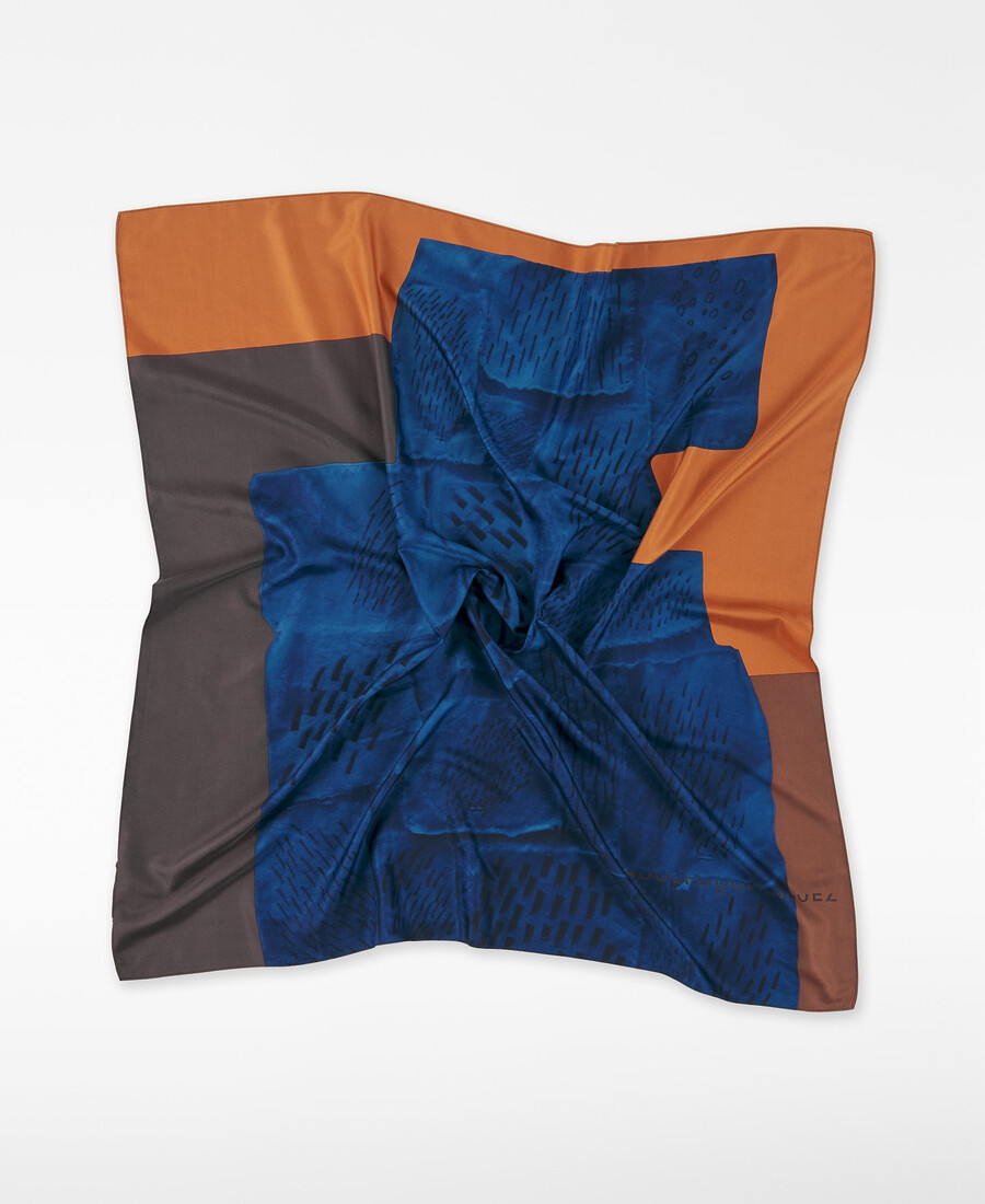 foulard carré imprimé femme