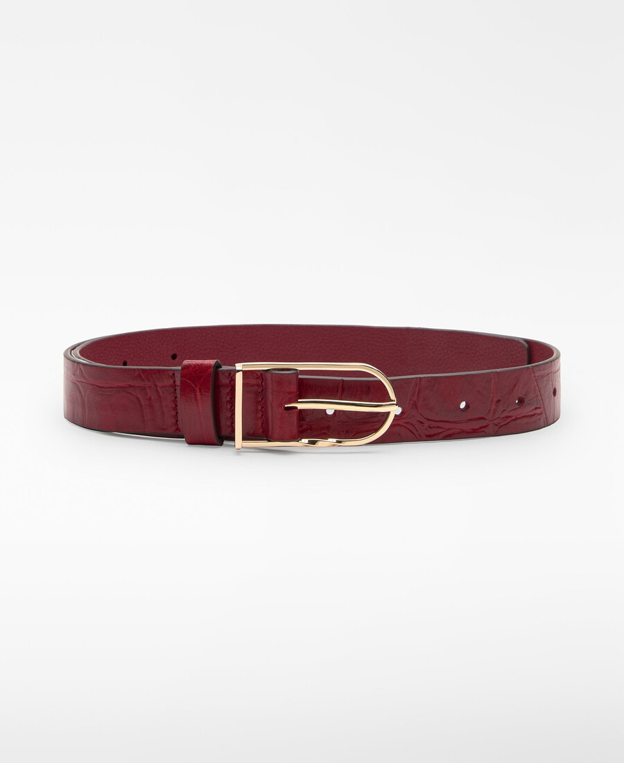 ceinture femme à boucle en cuir