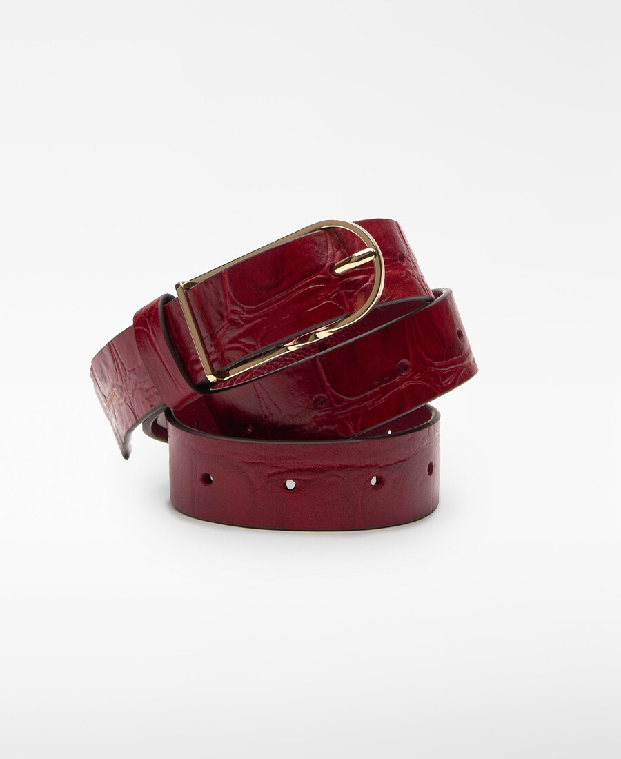 ceinture femme à boucle en cuir
