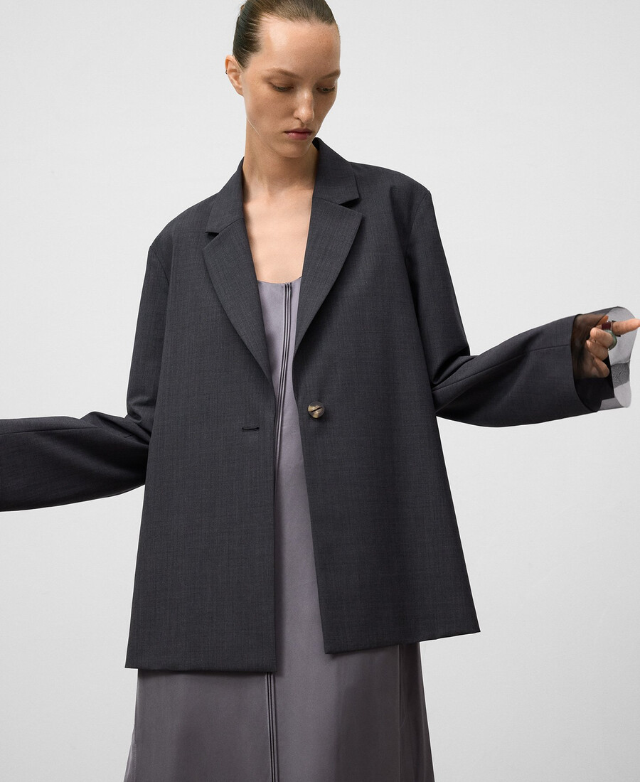 blazer à dos croisé pour femme
