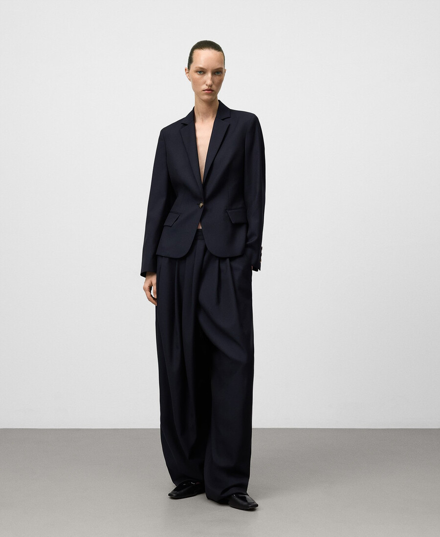 blazer court cintré pour femme