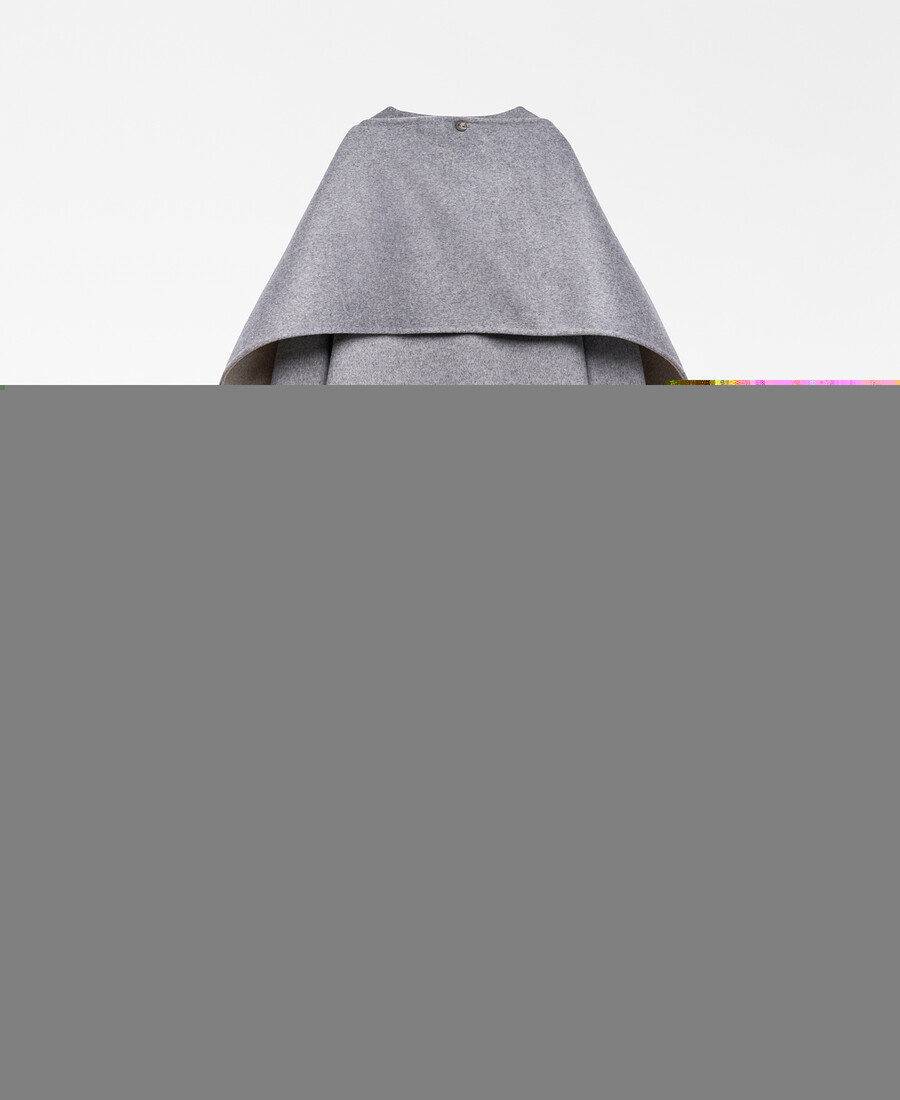manteau double face avec écharpe femme