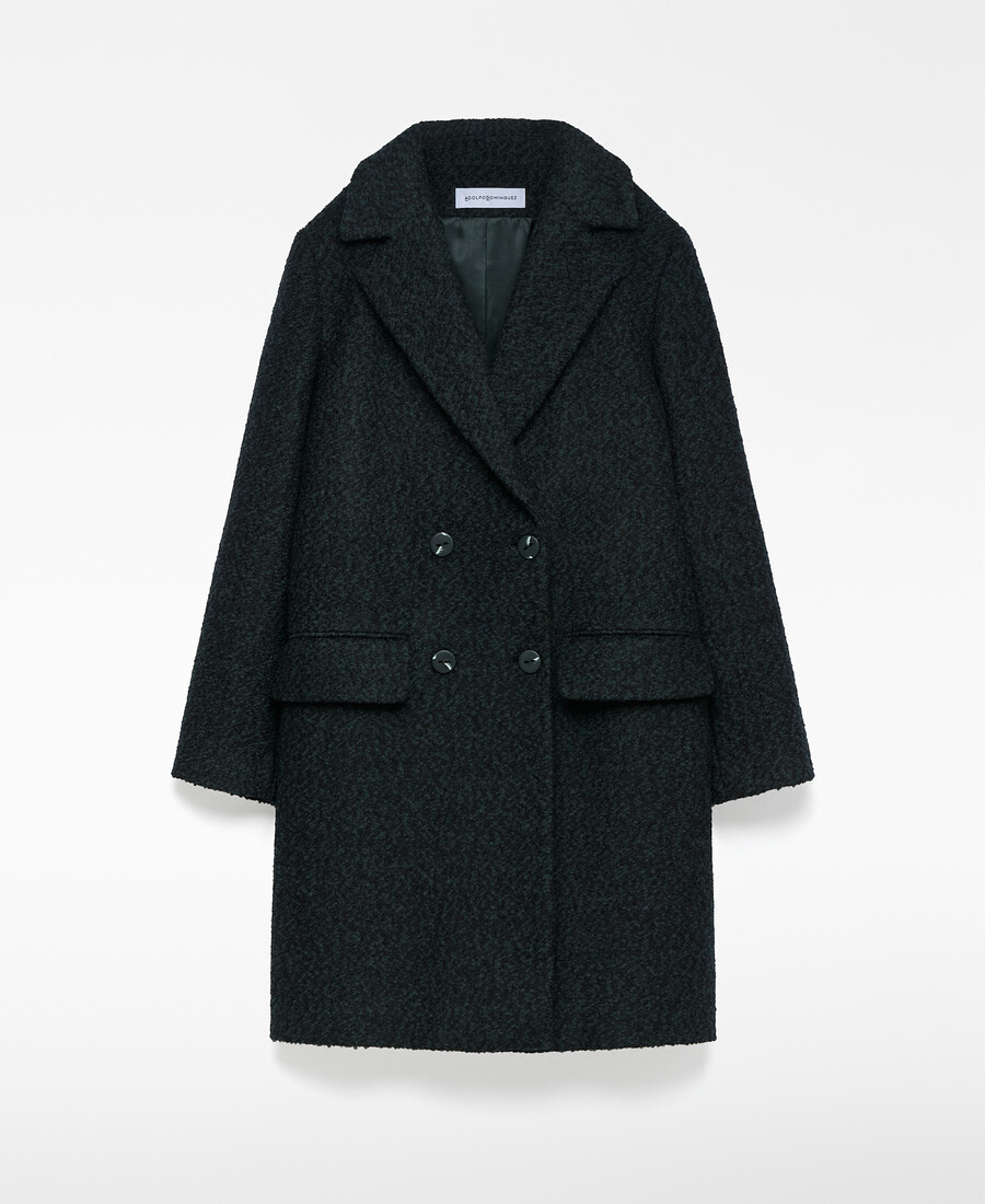 manteau croisé tailleur femme