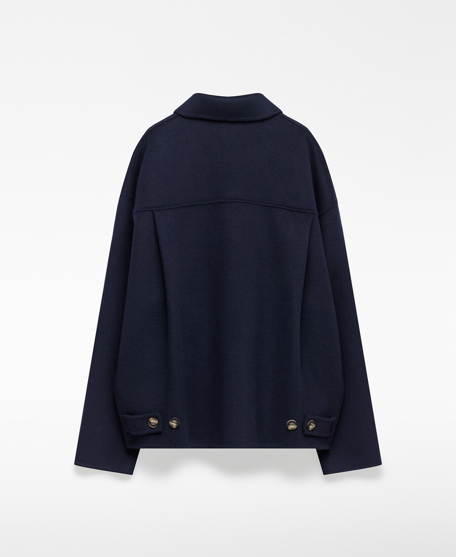 manteau court croisé femme