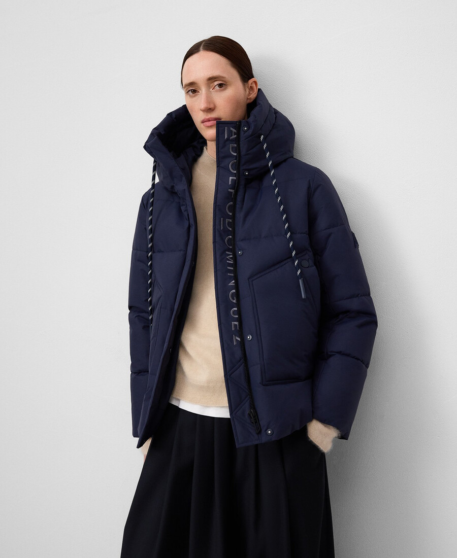 manteau court matelassé femme
