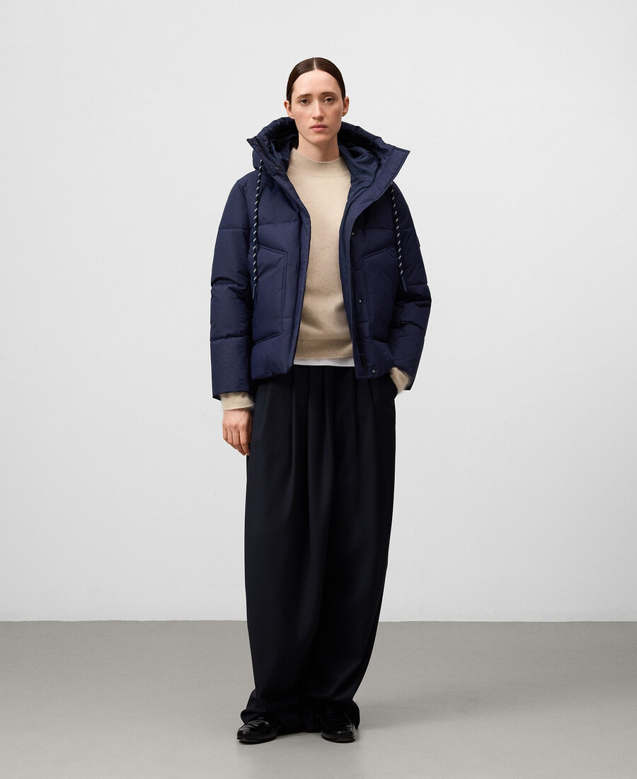 manteau court matelassé femme