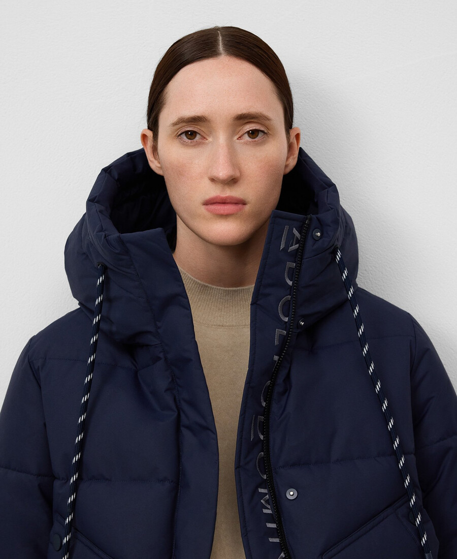 manteau court matelassé femme