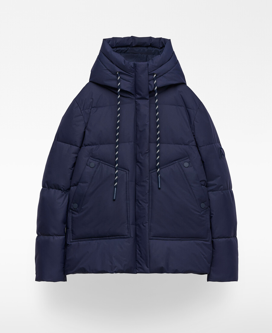 manteau court matelassé femme