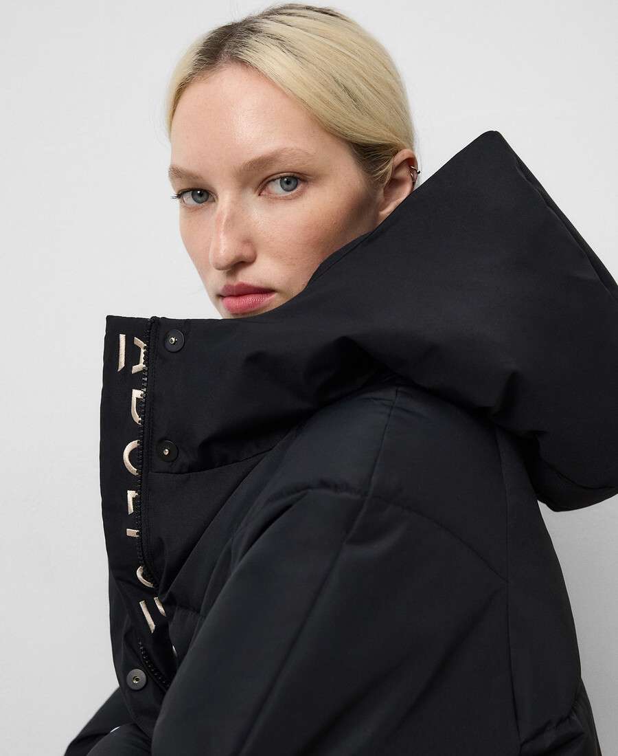 manteau long matelassé femme