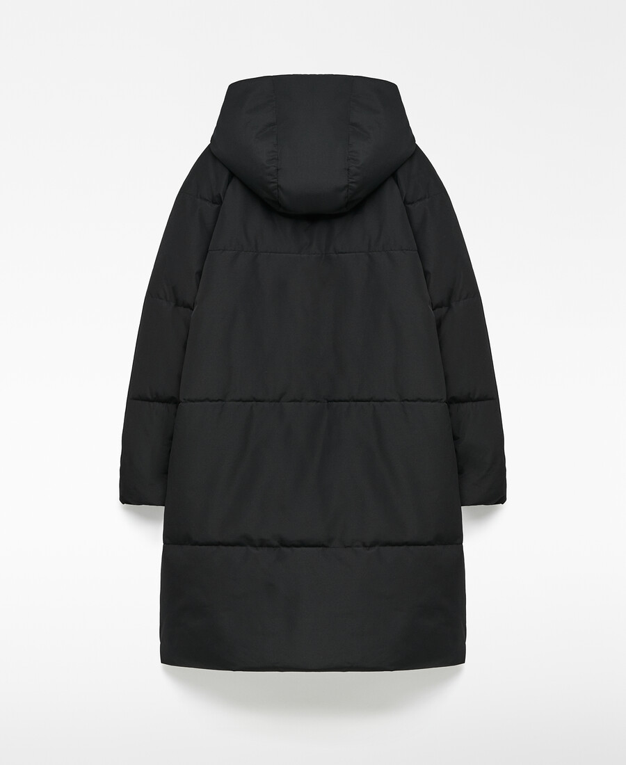 manteau long matelassé femme