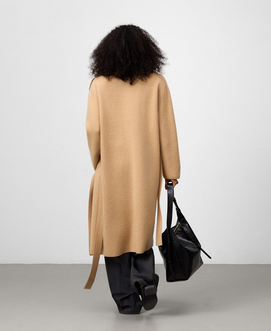 manteau en laine double face pour femme