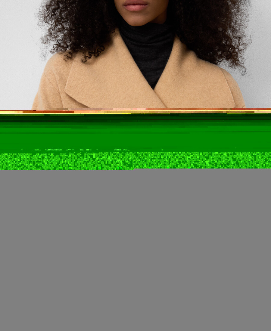 manteau en laine double face pour femme