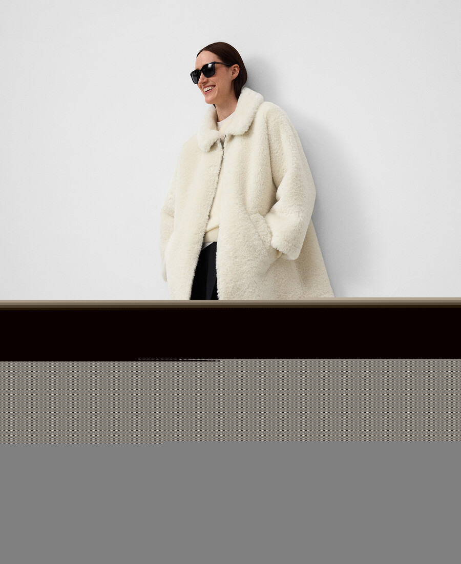 manteau en fausse fourrure pour femme