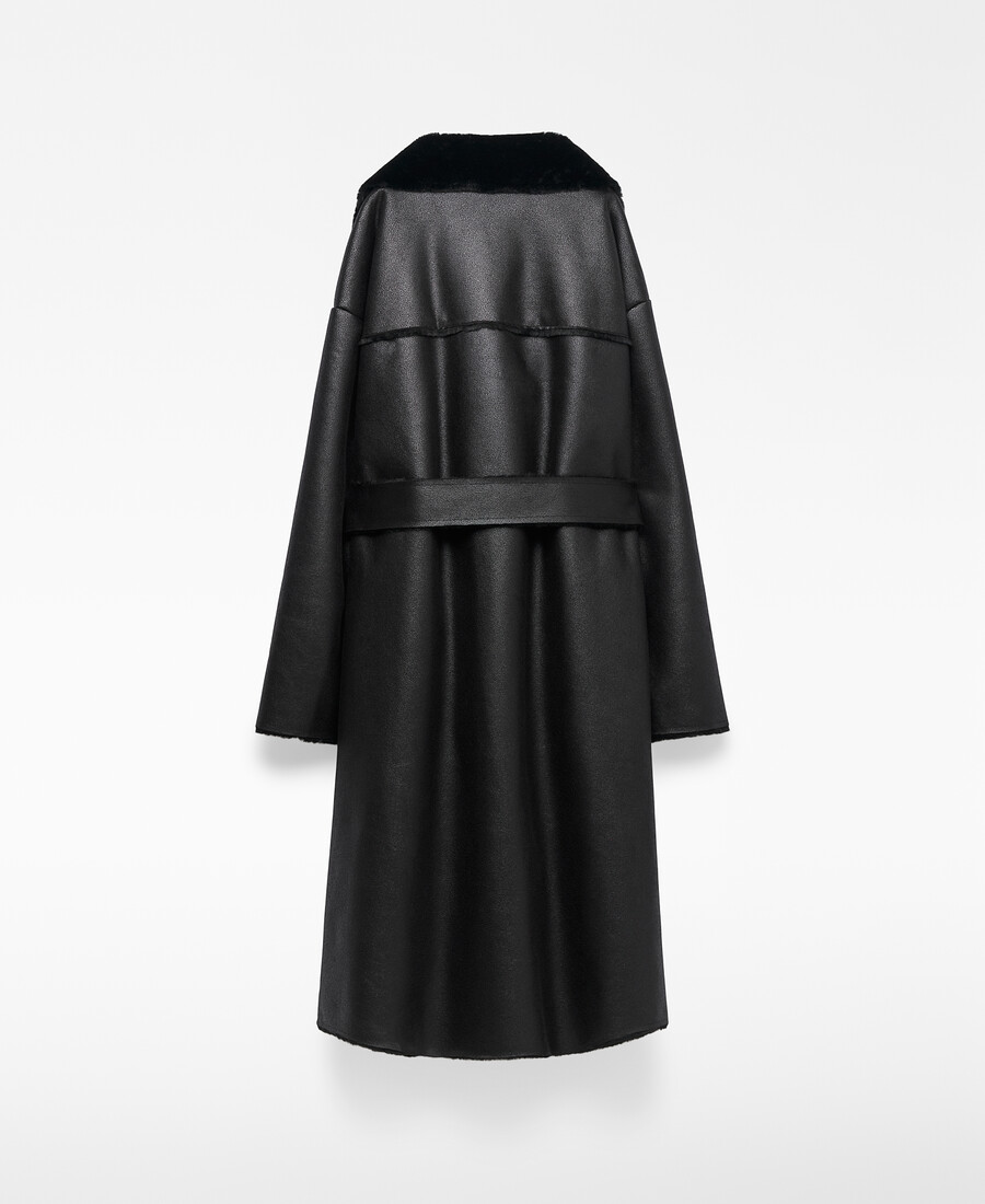manteau femme double face non cuir