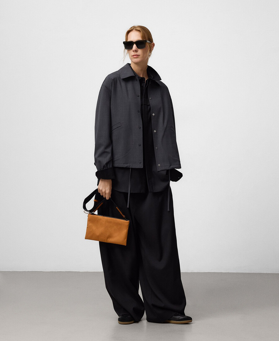 sac bandoulière femme petit modèle bicolore en nylon