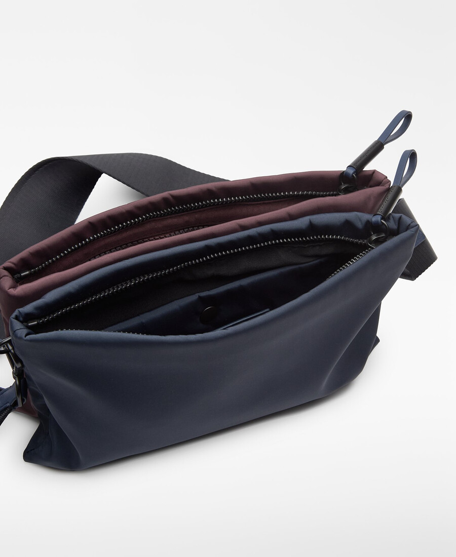 sac bandoulière femme petit modèle bicolore en nylon
