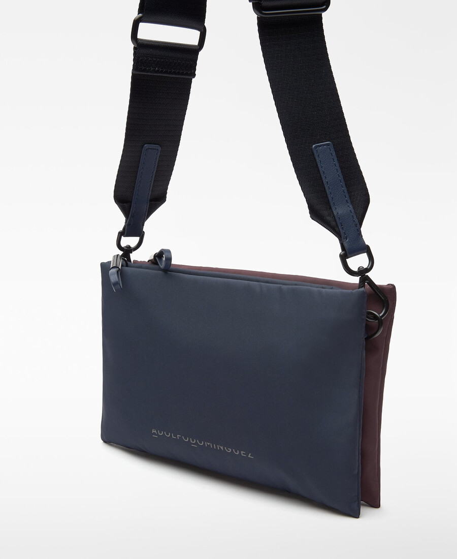 sac bandoulière femme petit modèle bicolore en nylon