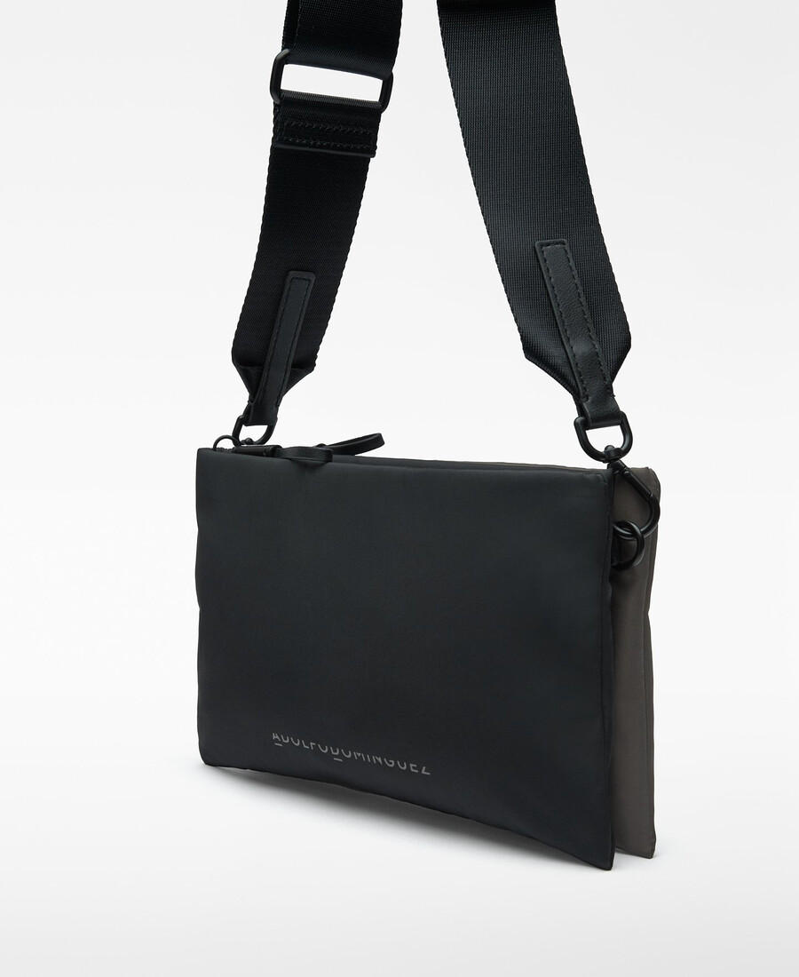 sac bandoulière femme petit modèle bicolore en nylon