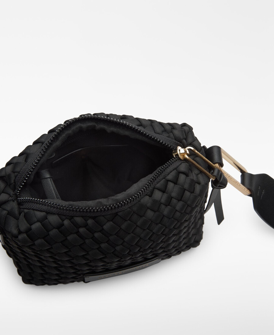 sac bandoulière femme petit format en tissu tressé
