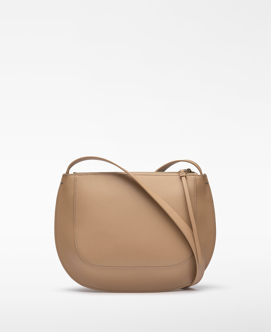 sac bandoulière dorna en daim moyen pour femme