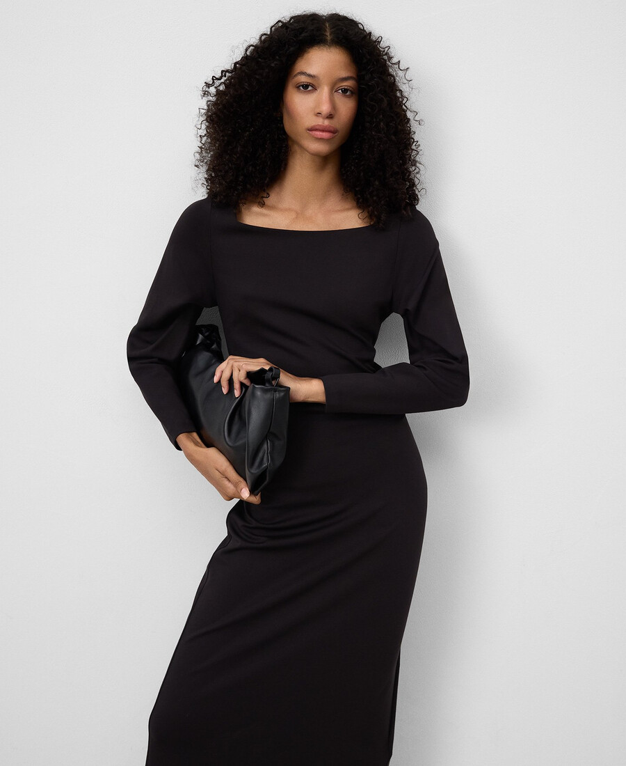 robe drapée cintrée femme