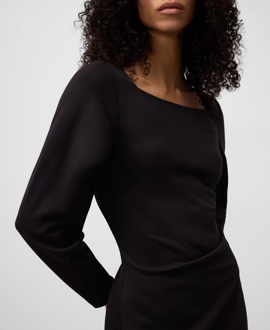 robe drapée cintrée femme