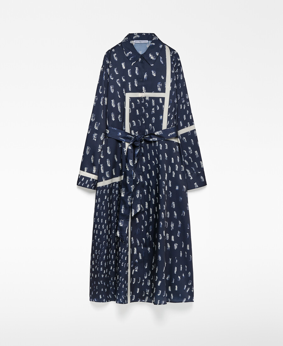 robe chemise imprimée femme