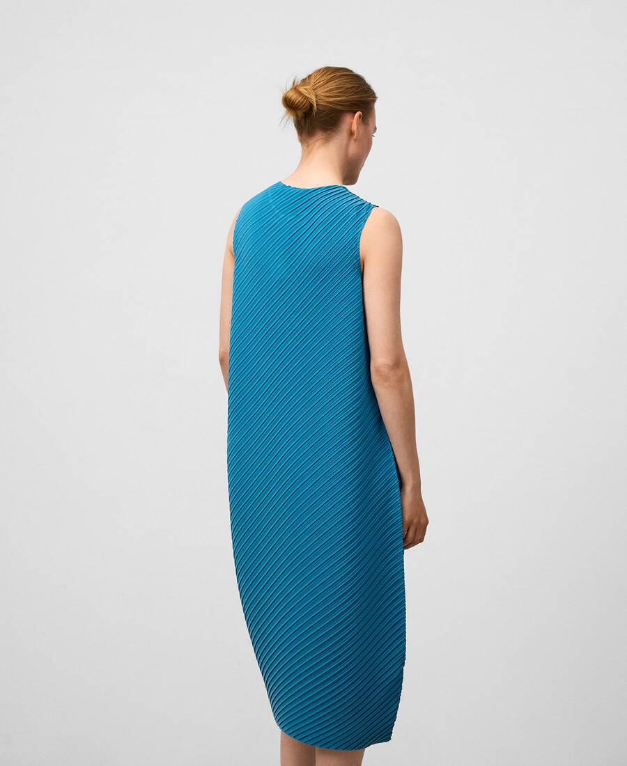 robe froissée à plis femme