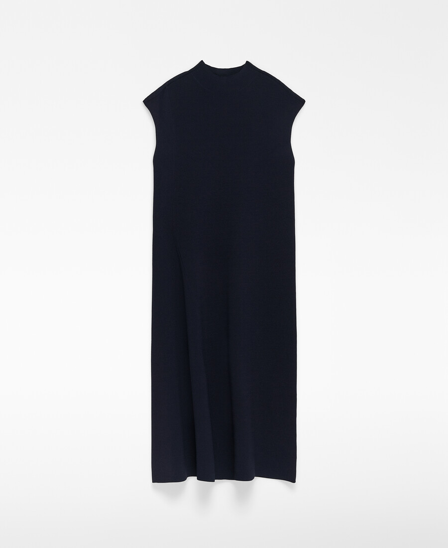 robe en maille à col perkins pour femme