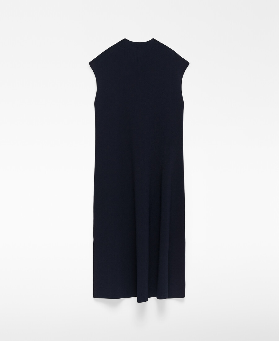 robe en maille à col perkins pour femme
