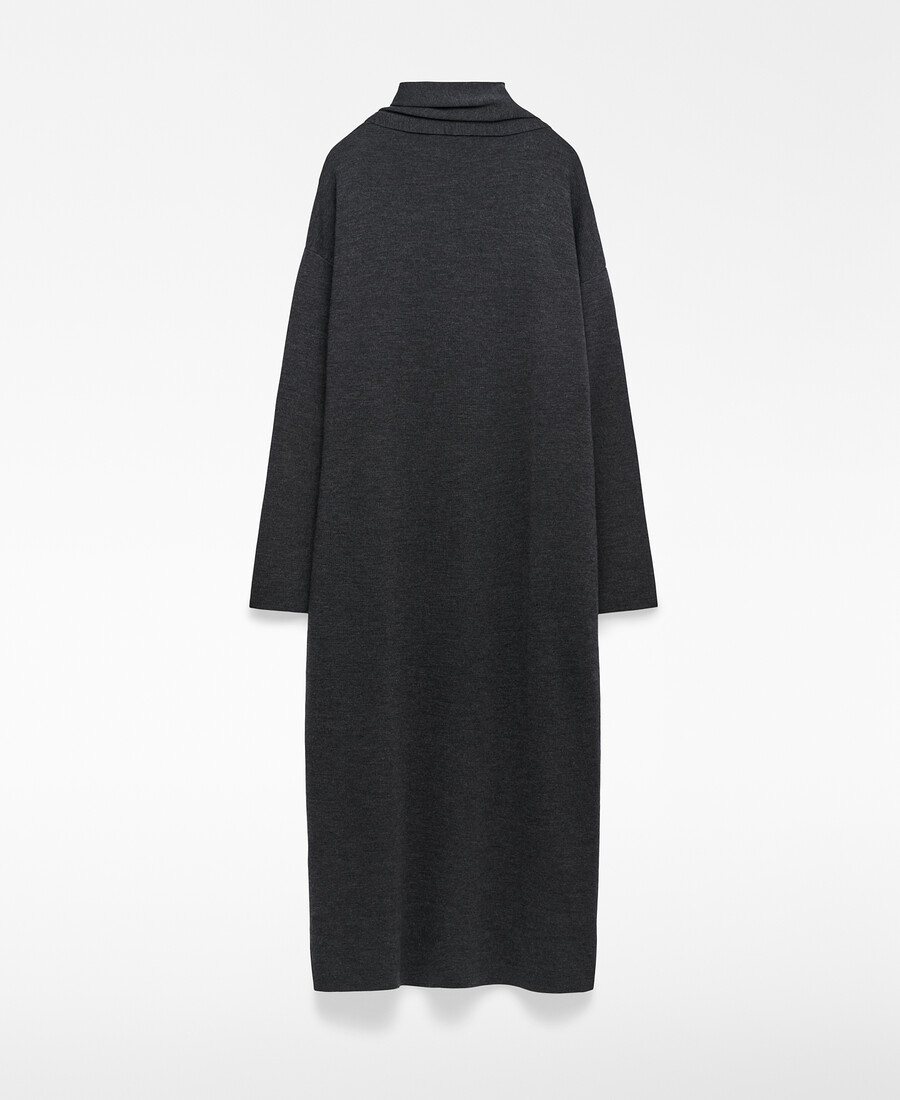 robe midi femme à col foulard