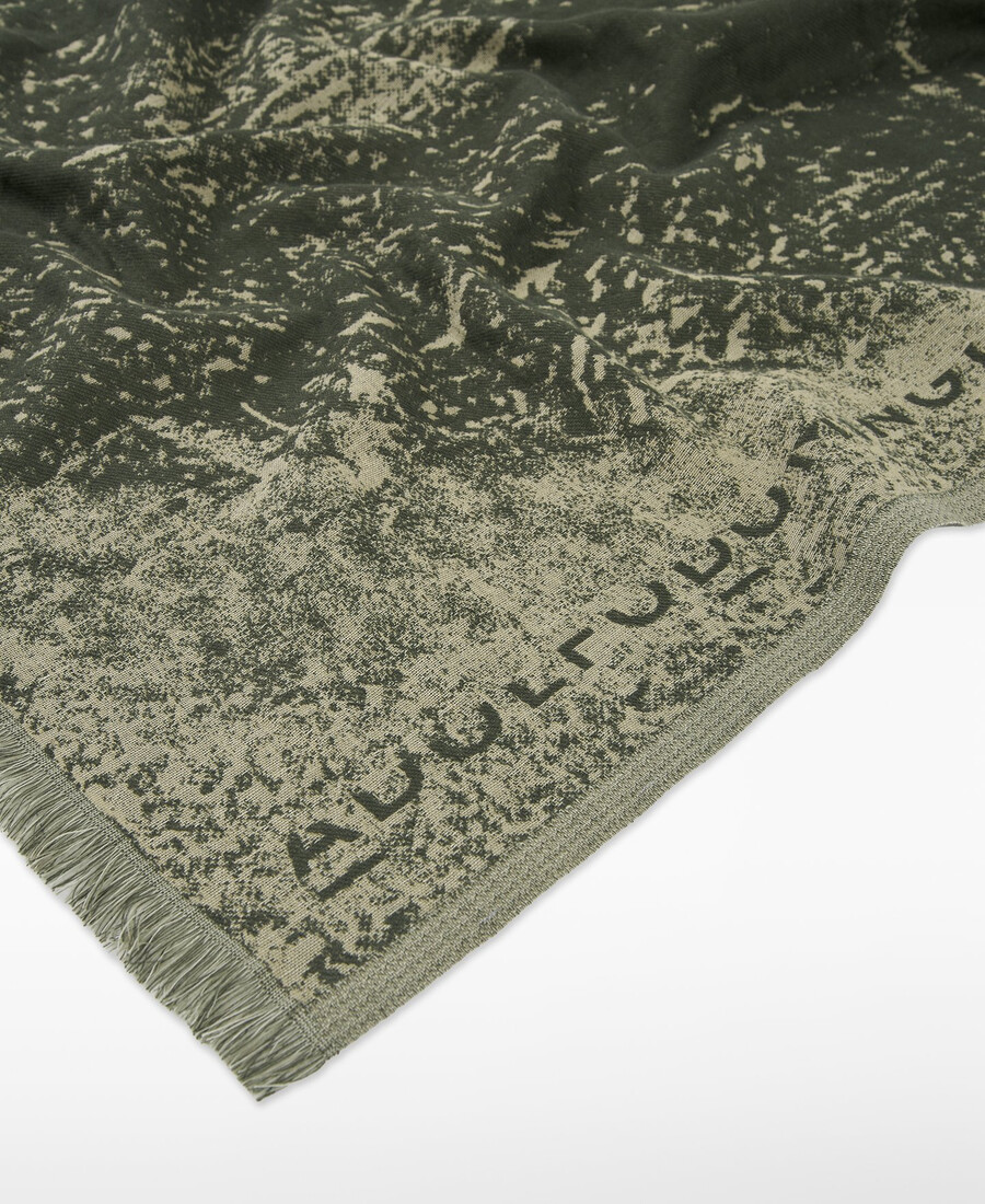 châle imprimé jacquard femme