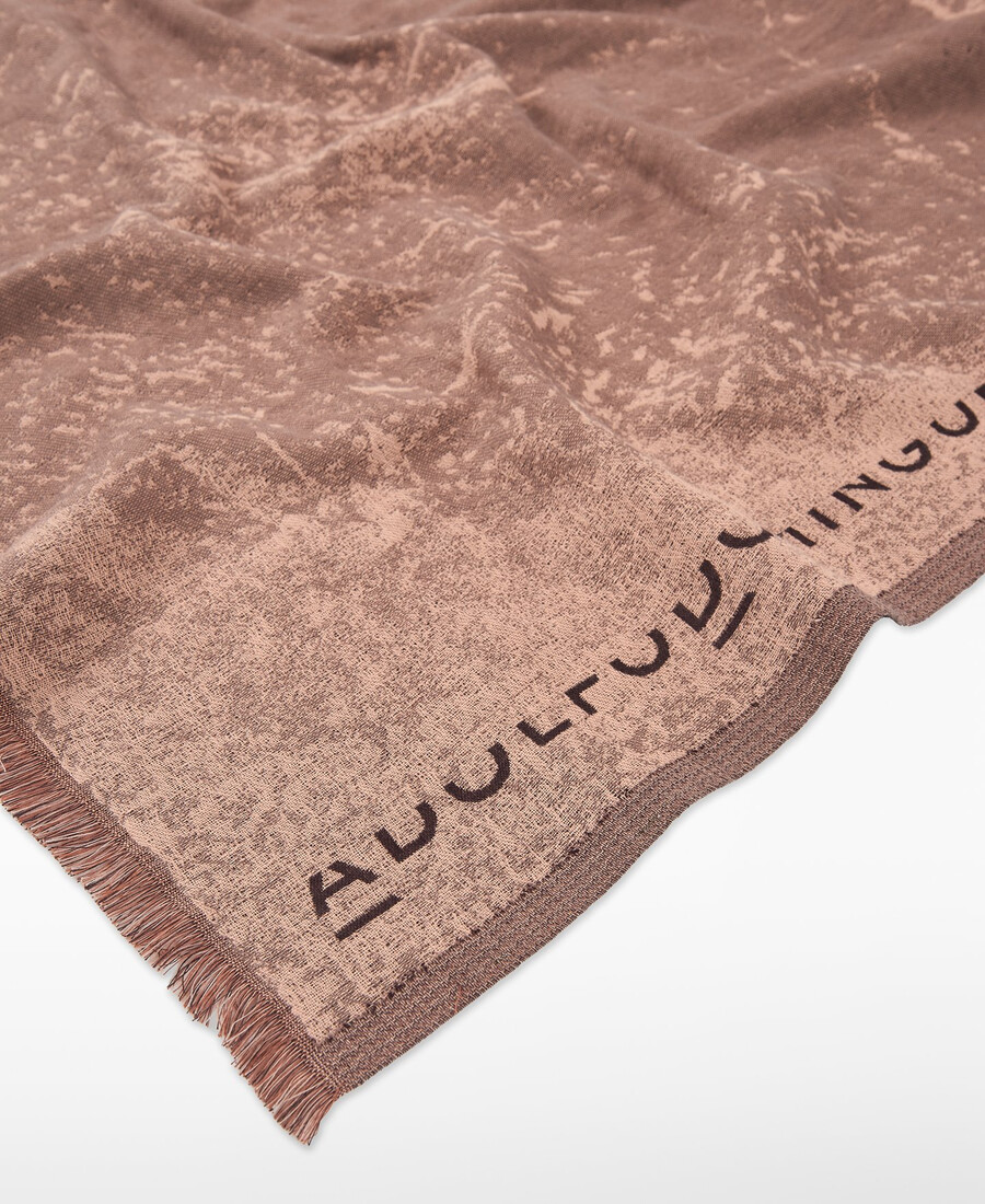châle imprimé jacquard femme