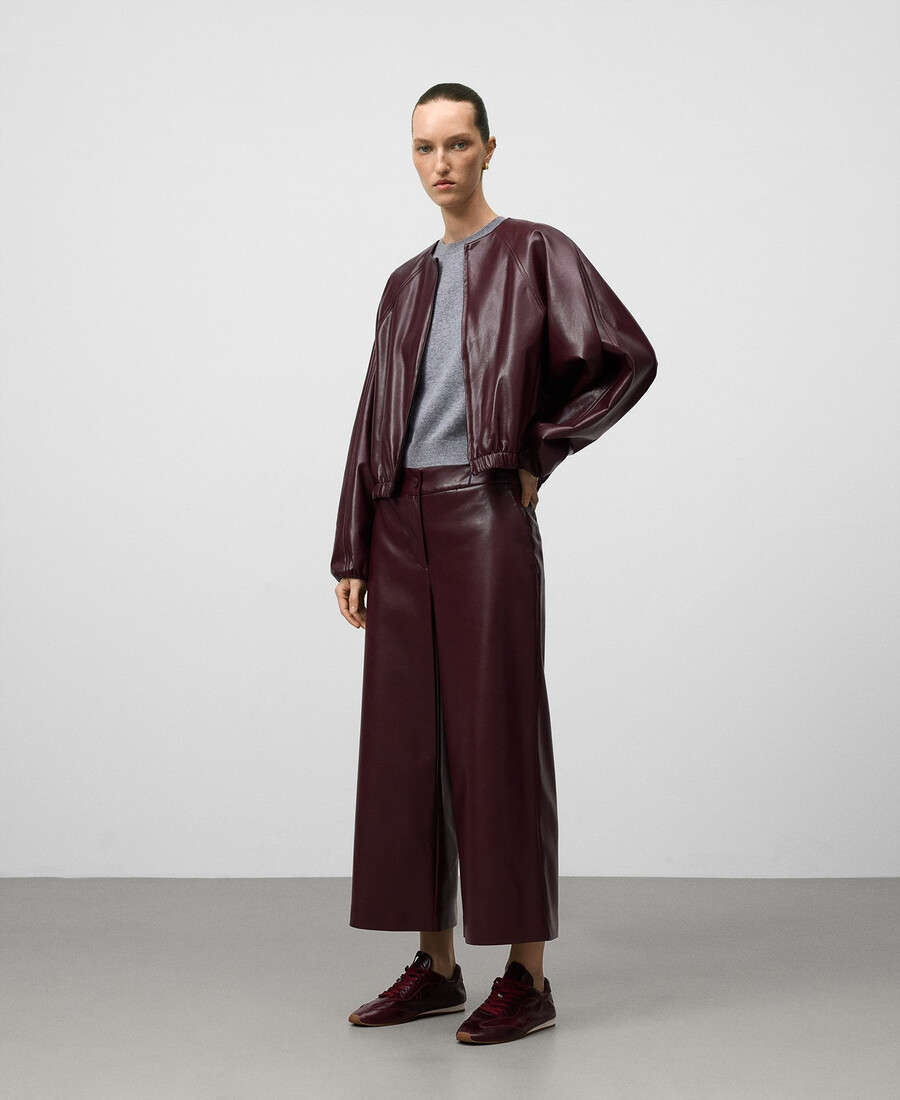 blouson aviateur femme en cuir et non-cuir