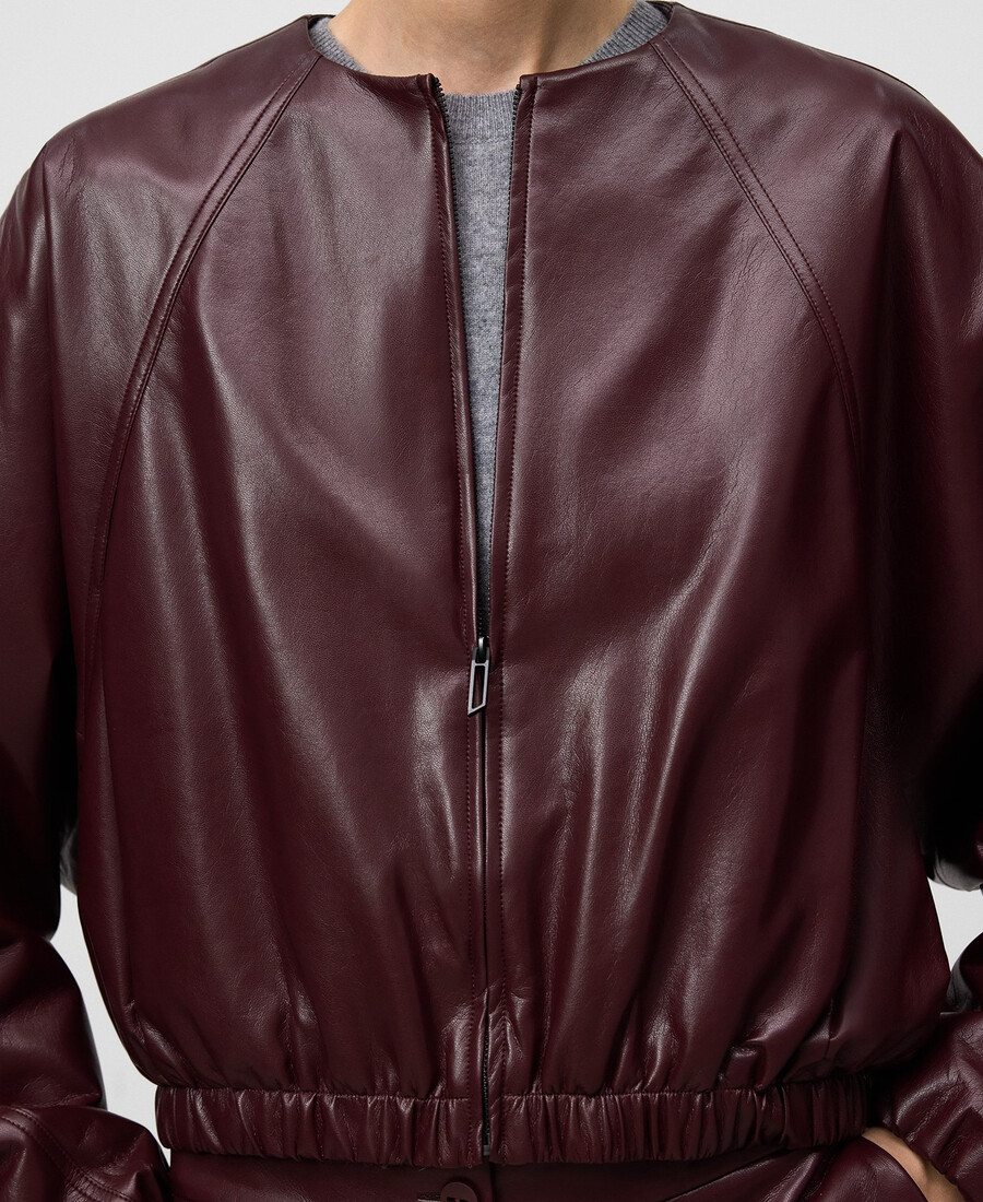 blouson aviateur femme en cuir et non-cuir