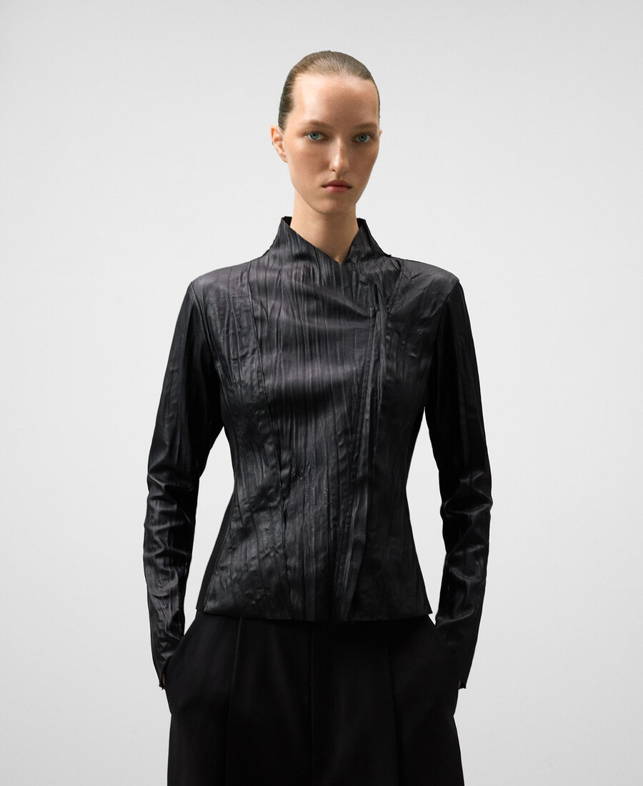 veste de motarde en cuir ou non-cuir pour femme
