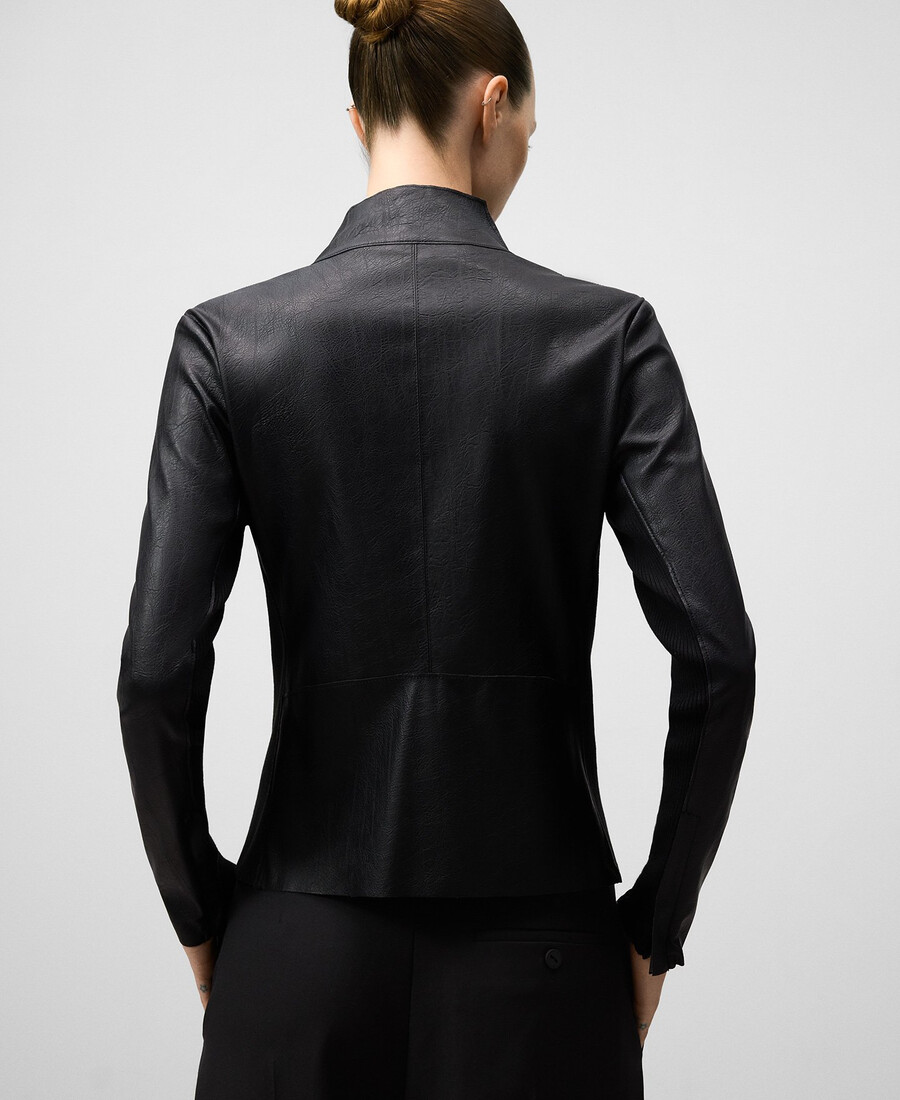 veste de motarde en cuir ou non-cuir pour femme