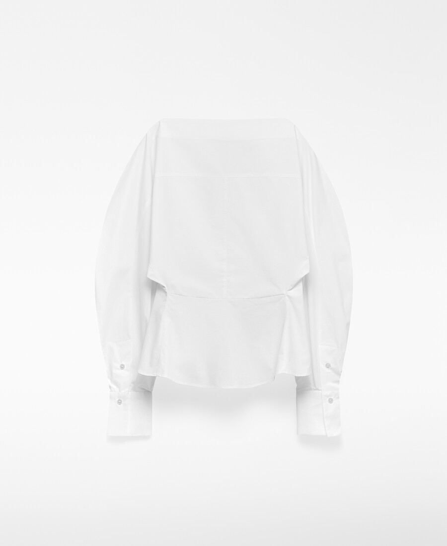 chemise à manches bouffantes femme