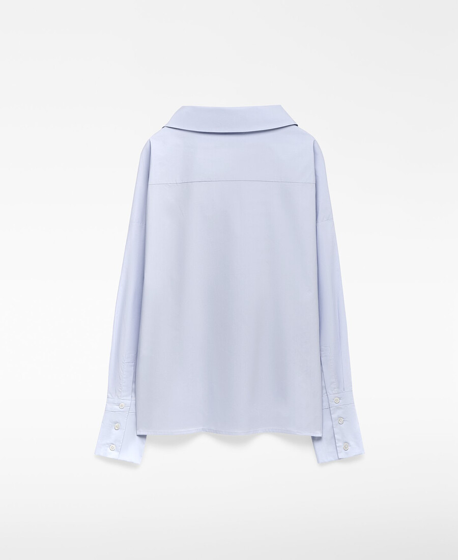 chemise femme à col asymétrique