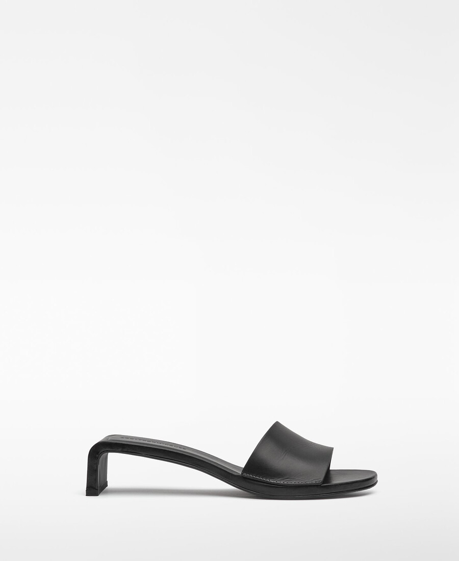 sandale en cuir continu pour femme