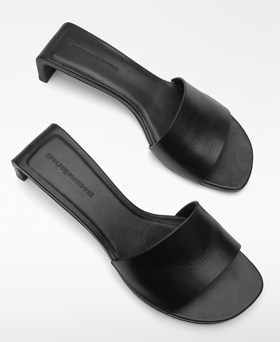 sandale en cuir continu pour femme