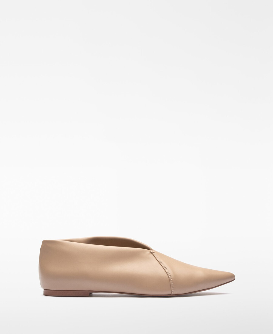 ballerine pointue sans cuir pour femme