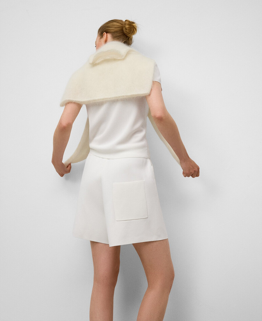 bermuda en maille pour femme