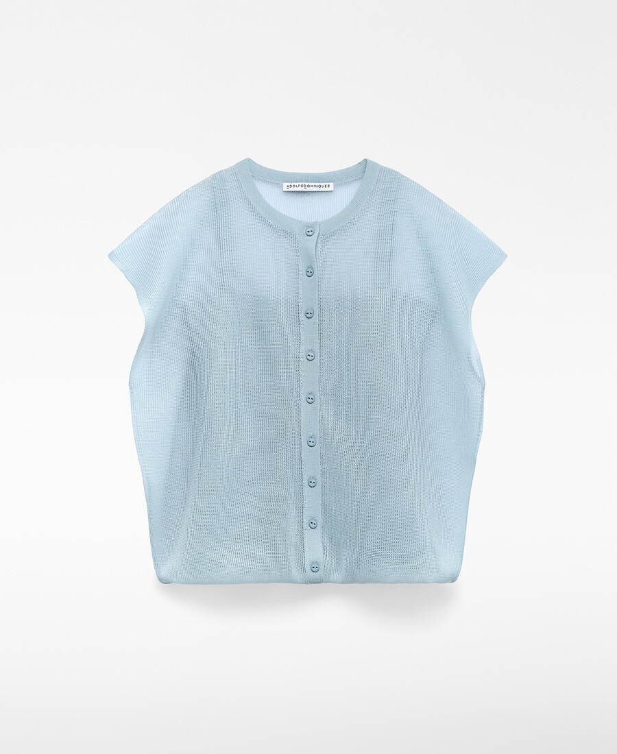 pull en maille combinée femme